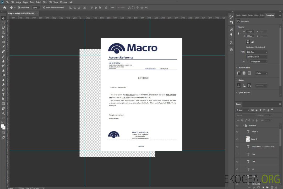 Référence Argentina , Banco Macro , closure template Référence Argentina , Banco Macro , closure template